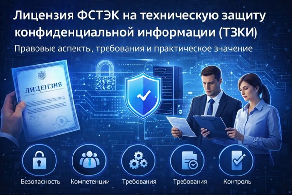 Лицензия ФСТЭК на техническую защиту конфиденциальной информации (ТЗКИ): правовая основа, требования и практическое значение